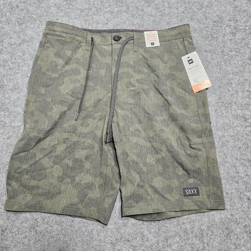 Saxx Land To Sand 2N1 Cooling Liner W/Ballpark Pouch 32‎ Camo